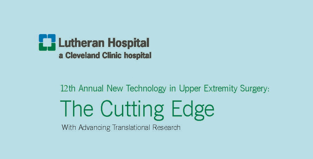 Upper limb reconstruction program 2012